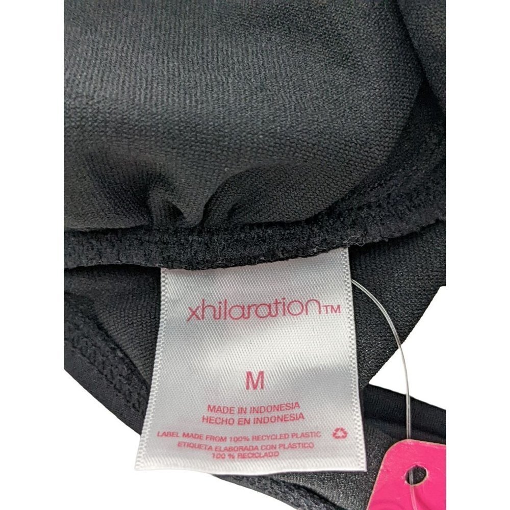Xhilaration Black Twist Front Bikini Swimsuit Top Medium - Picture 3 of 5
